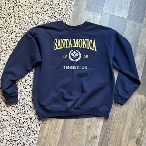 Santa Monica Tennis Club Navy Sweater